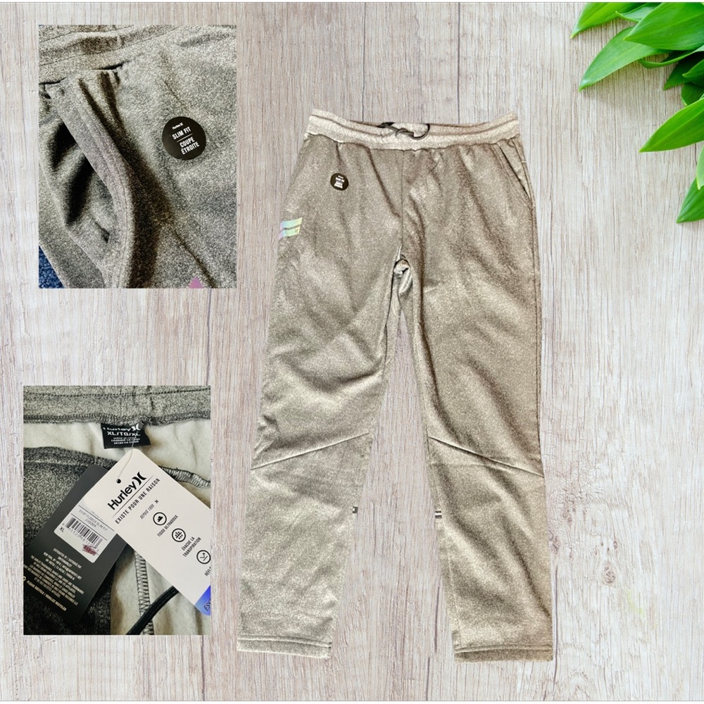*NWT* Hurley Exist Slim Fit Fleece Jogger
Pants Charcoal Gray Size-XL
